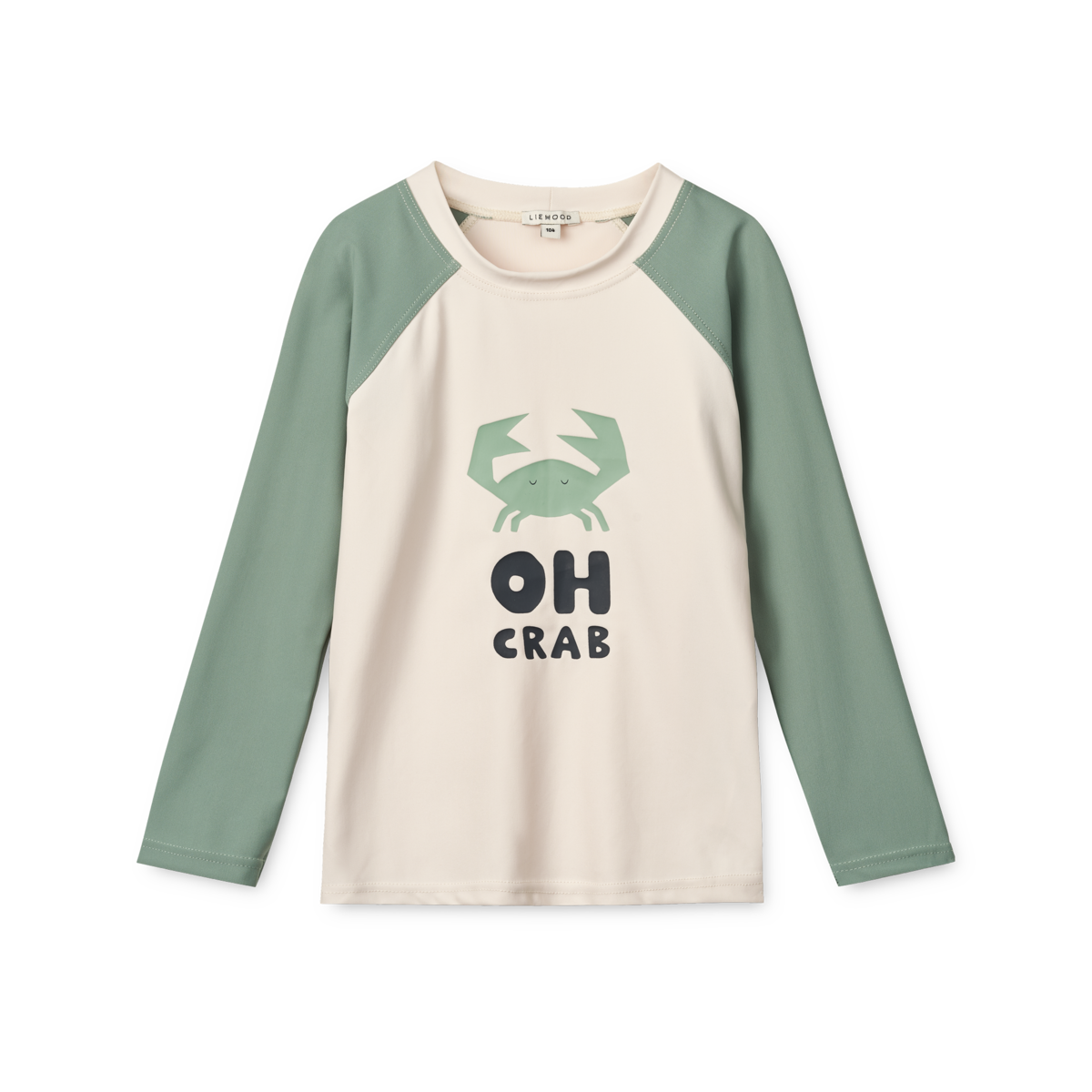 Liewood - Noah Placement Longsleeve Swim Tee - Zwem T-shirt - UV 40+ protection - vooraanzicht