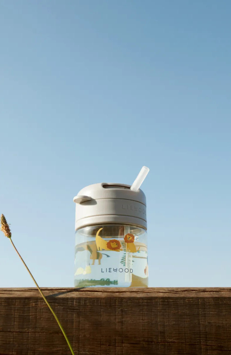 Liewood - Pavia Tritan Straw Cup 280ml - Drinkbeker met rietje - buiten