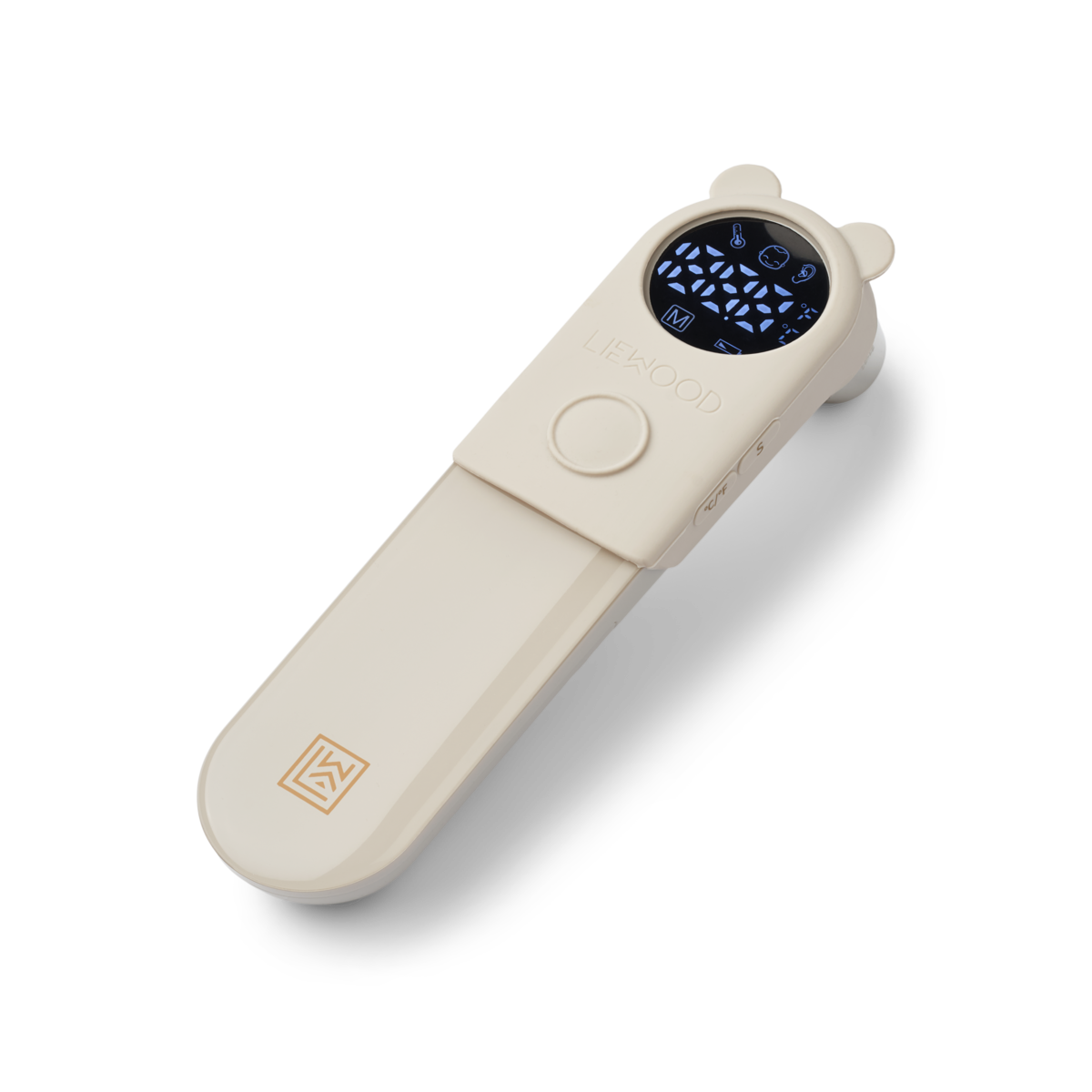 Liewood - Olivier Digital Thermometer -Thermometer bad oor voorhoofd - Sandy - bovenaanzicht