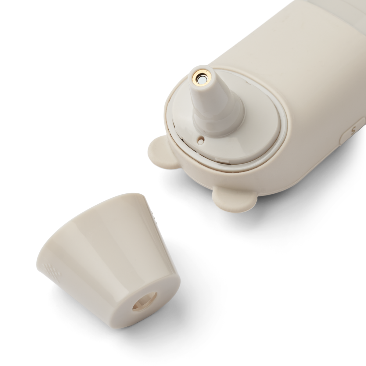 Liewood - Olivier Digital Thermometer -Thermometer bad oor voorhoofd - Sandy - onderdelen - close up