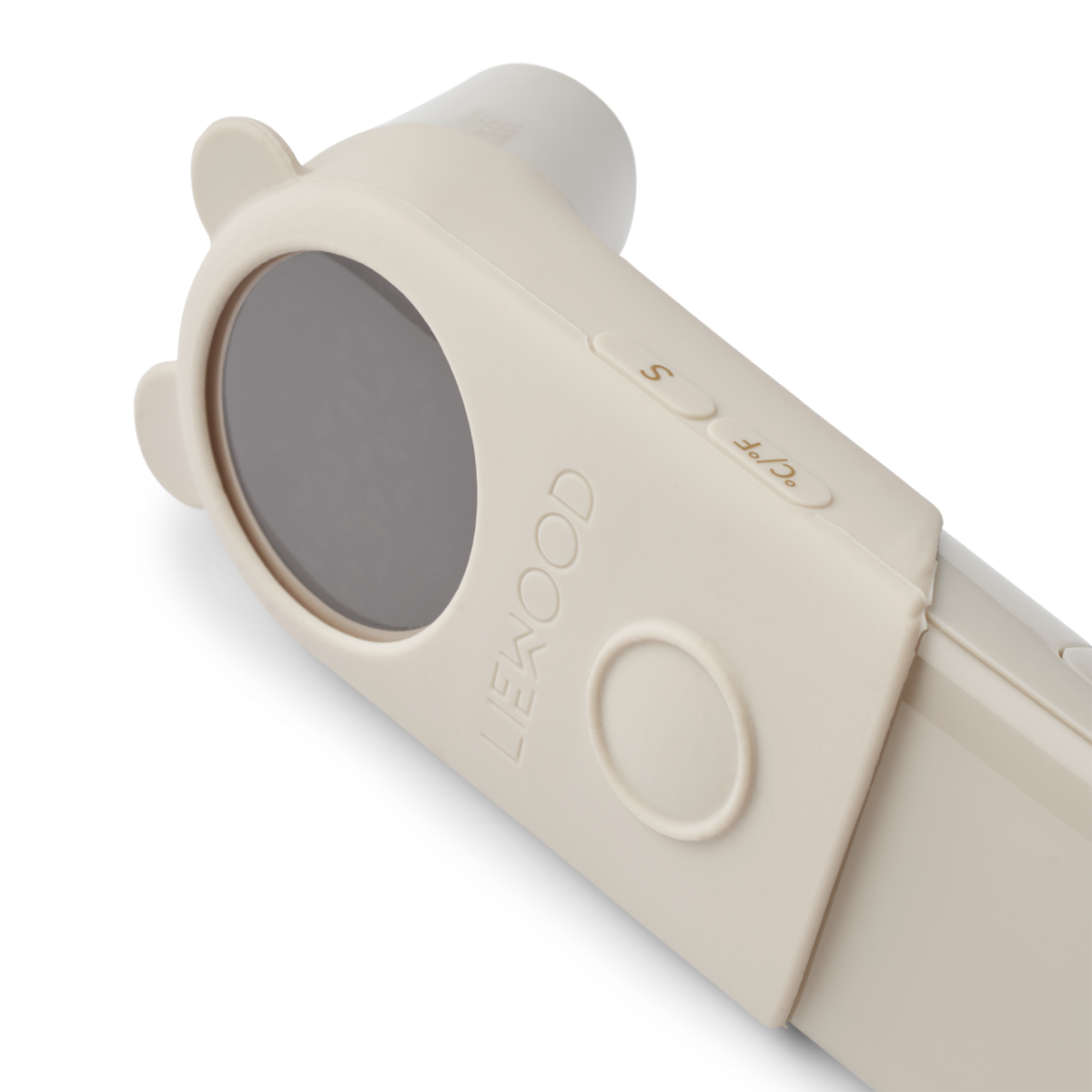 Liewood - Olivier Digital Thermometer -Thermometer bad oor voorhoofd - Sandy - zijaanzicht