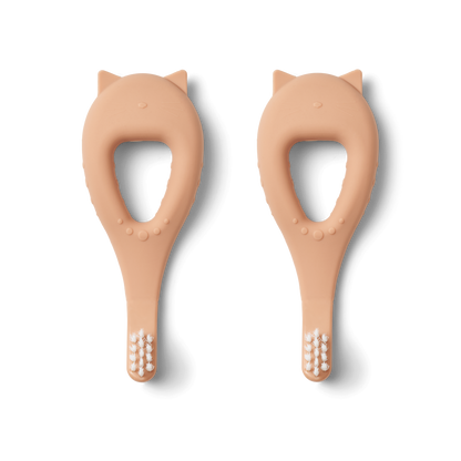 Liewood - Janelle Toothbrush 2-Pack - Baby Tandenborstels - Tuscany rose