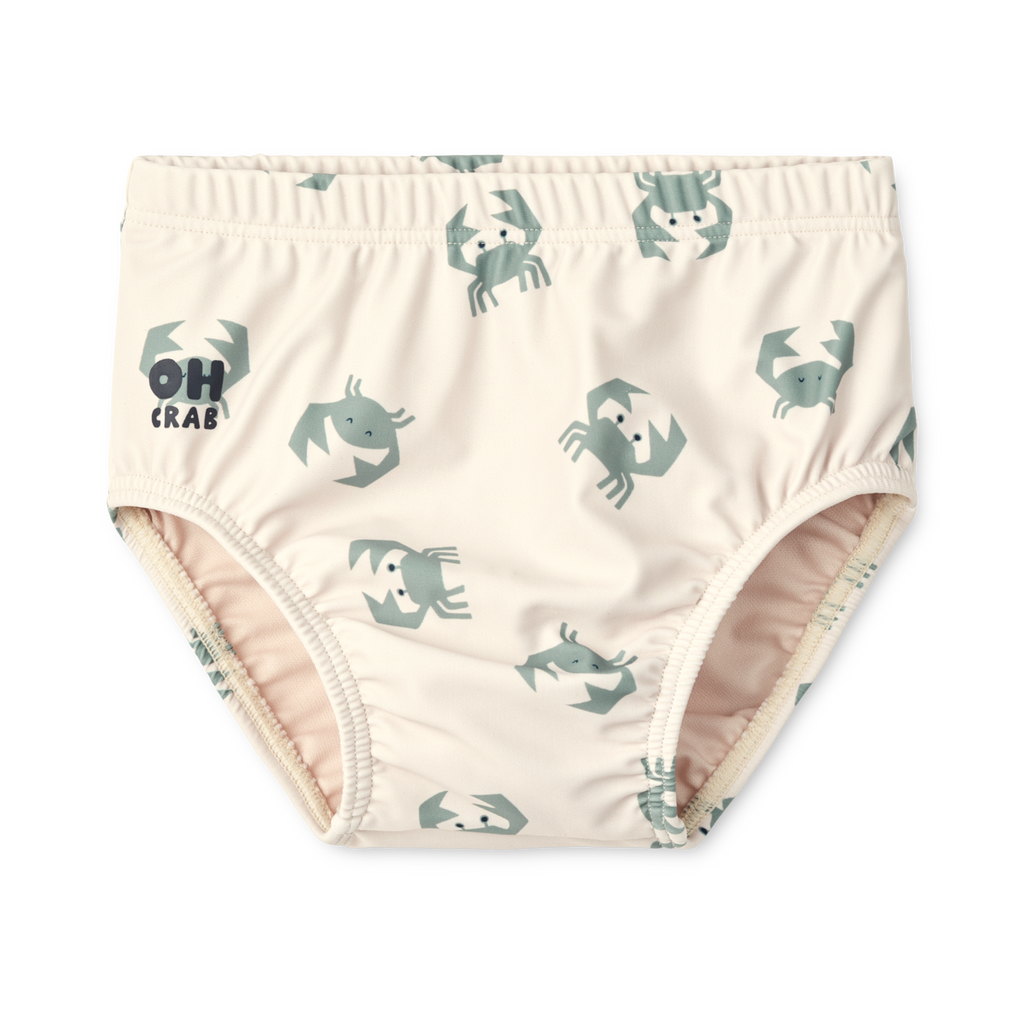 Liewood - Anthony Baby Printed Swim Pants - Zwembroekje - SPF 40+ - Crab