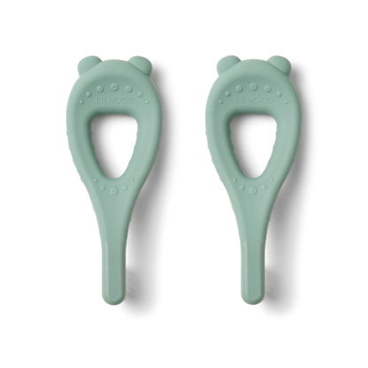 Liewood - Janelle Toothbrush 2-Pack - Baby Tandenborstels - peppermint - achteraanzicht