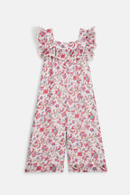 Jumpsuit - Overall Irma - Biologisch katoen - Cream Floral Haven - Louise Misha