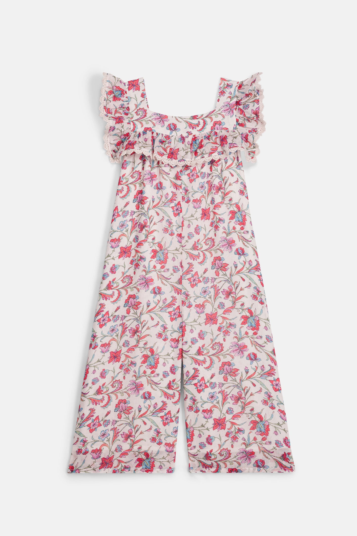 Jumpsuit - Overall Irma - Biologisch katoen - Cream Floral Haven - Louise Misha