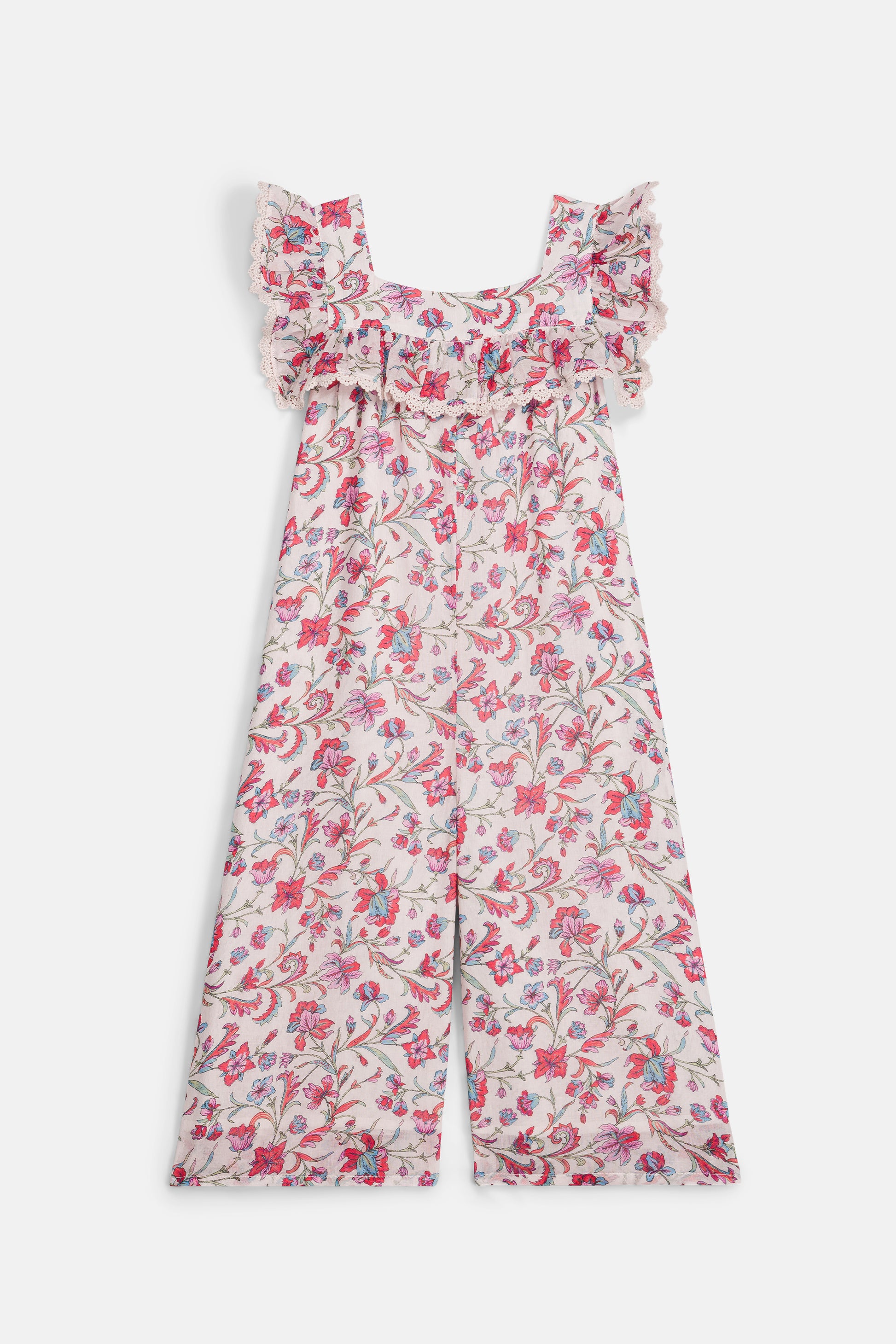 Jumpsuit - Overall Irma - Biologisch katoen - Cream Floral Haven - Louise Misha