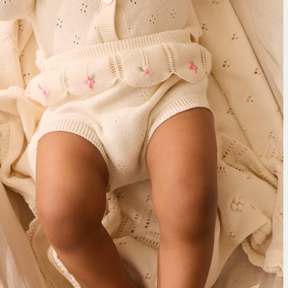 Bloomer Mylia - Gebreid katoen - Cream - Louise Misha lifestyle