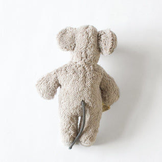 Baby Cuddly Toy - Mouse Small - Animal Baby Mouse - Organic Cotton/Wool - Grey - Senger Naturwelt