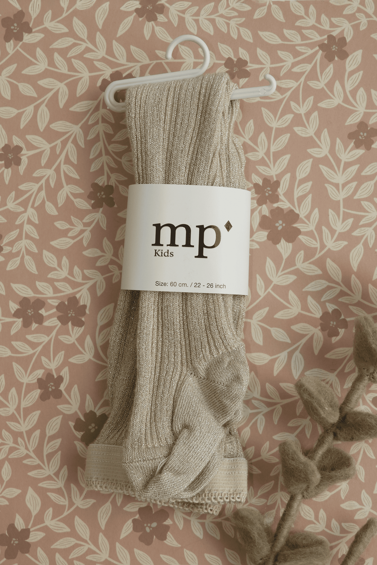 Glitter Rib Tights – Bamboe viscose – MP Denmark