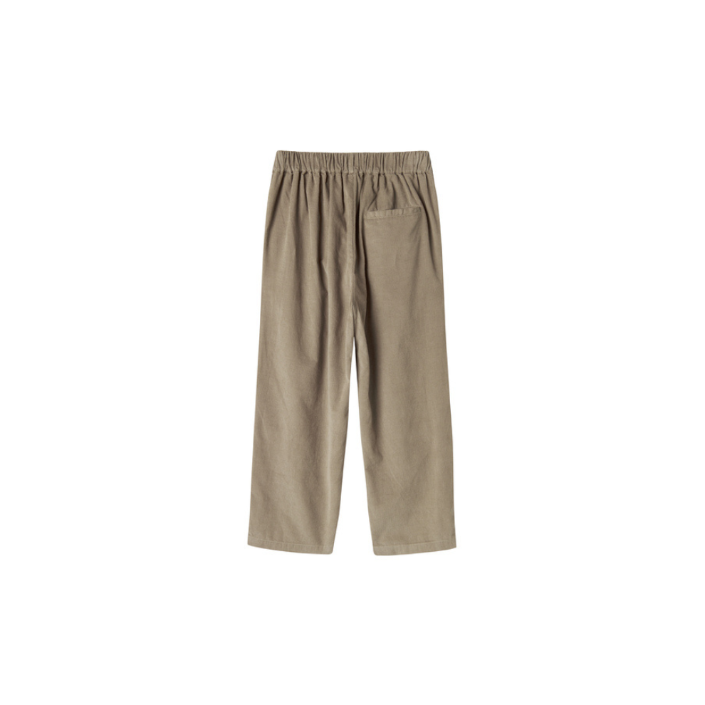 Broek corduroy Perlina - Biologisch katoen - Mud/bruin - MarMar Copenhagen achter