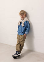 Blouse Tokyo - Katoen - Light Denim/Blauw - MarMar Copenhagen kind
