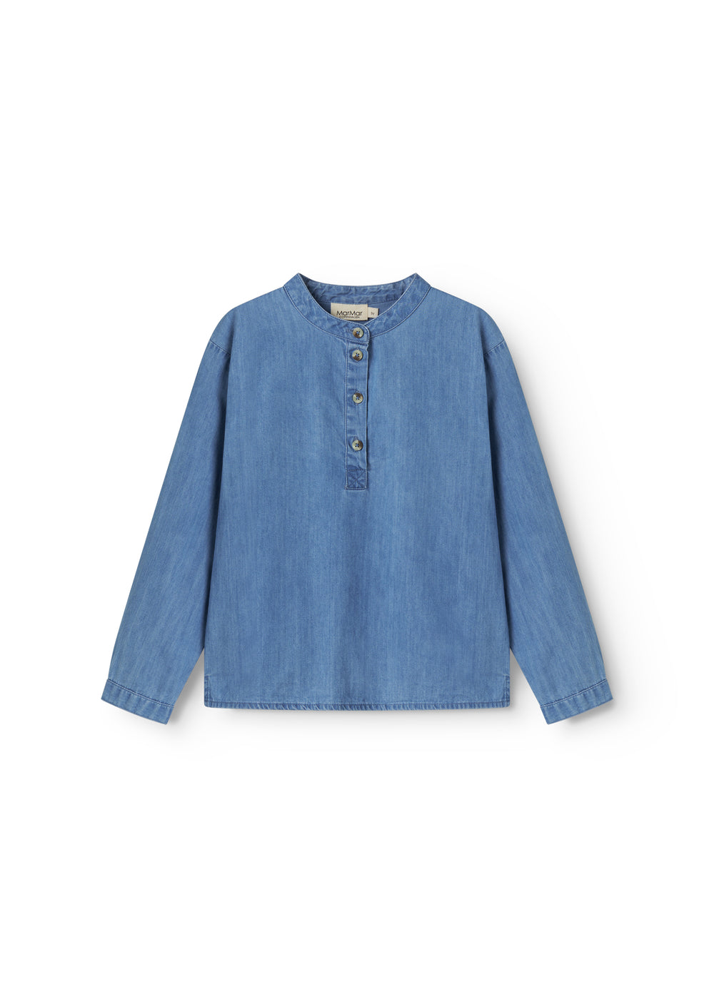 Blouse Tokyo - Katoen - Light Denim/Blauw - MarMar Copenhagen voor