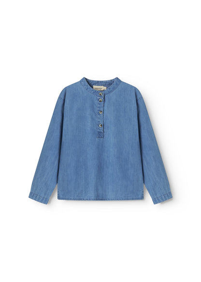 Blouse Tokyo - Katoen - Light Denim/Blauw - MarMar Copenhagen voor