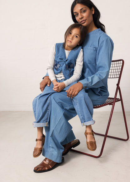 Gilet Joyce - Katoen - Light Denim/Blauw - MarMar Copenhagen mama