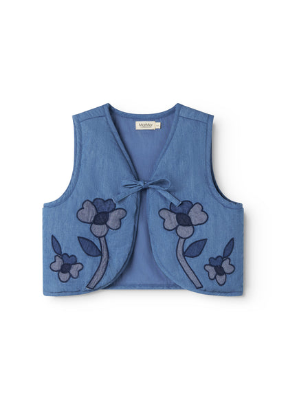 Gilet Joyce - Katoen - Light Denim/Blauw - MarMar Copenhagen voor