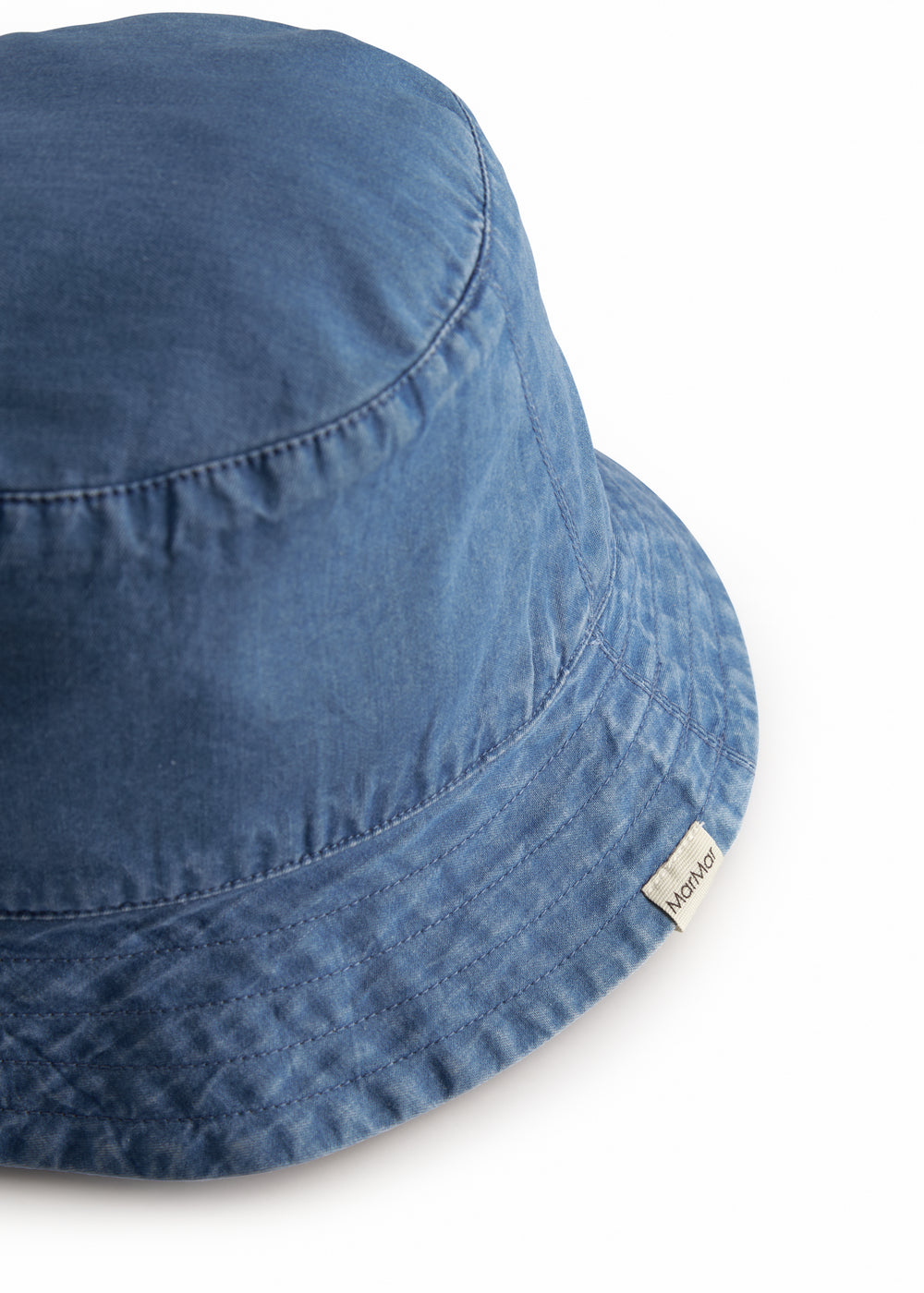 Zonnehoedje Arida - Bucket hat - Katoen - Light Denim/Blauw - MarMar Copenhagen boven