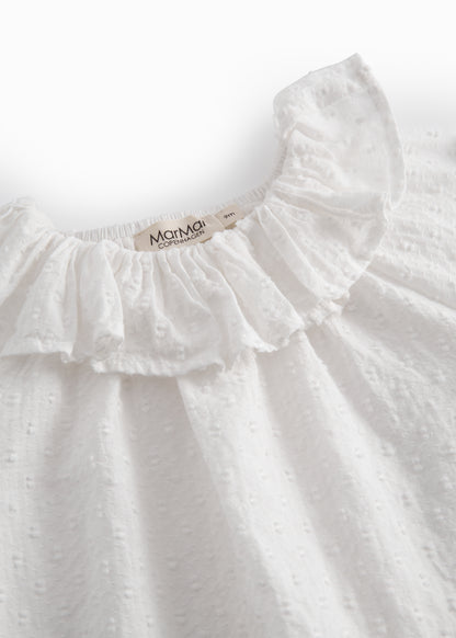 Top Tia - Fine Dobby - Katoen - MarMar Copenhagen kraag