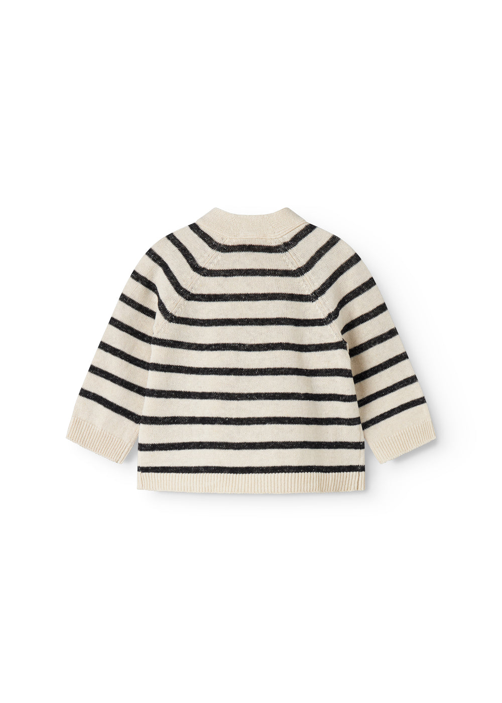 Overslagvestje Tanea - Linnen/katoen - Linen Mix Stripe - MarMar Copenhagen achter