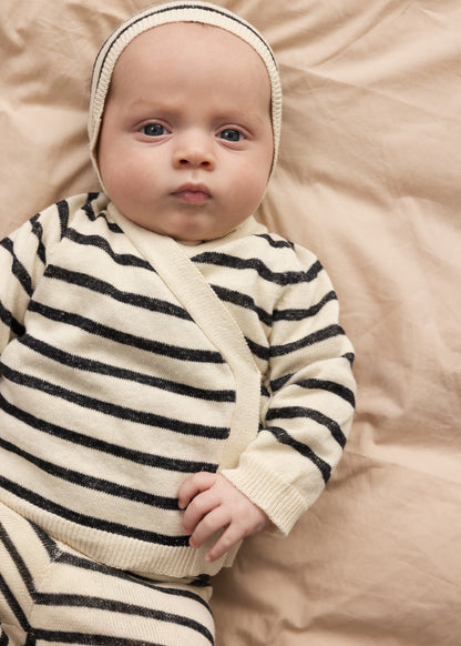 Zomerbroekje Powy - Linnen/katoen - Linen Mix Stripe - MarMar Copenhagen baby