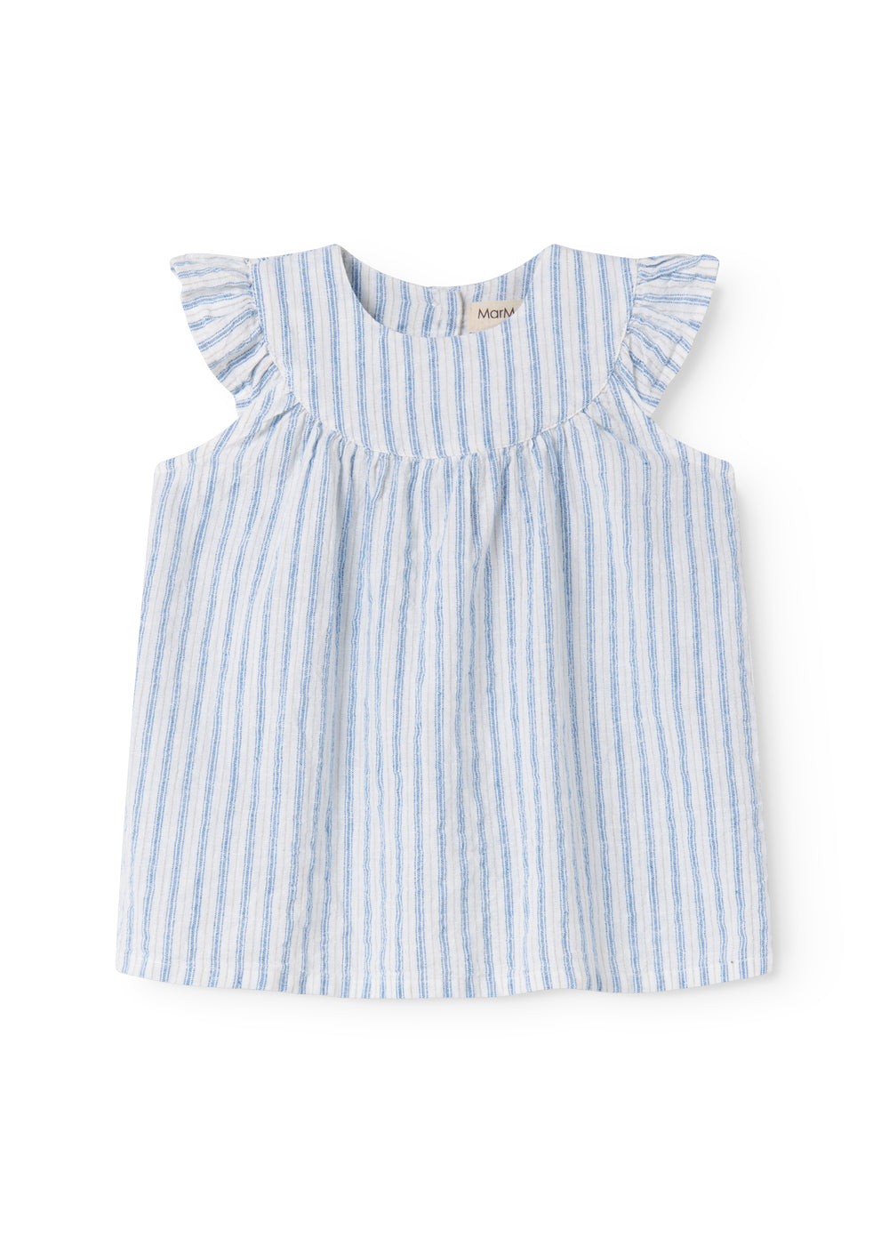 Jurkje Dhana B - Linnen/katoen - Surf Blue Stripe - MarMar Copenhagen voor