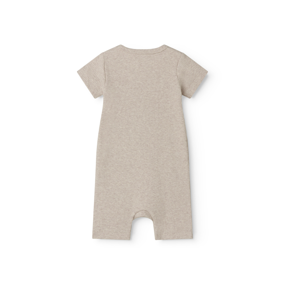 Romper pakje - Summer Rompy - Light Beige Melange - MarMar Copenhagen achter