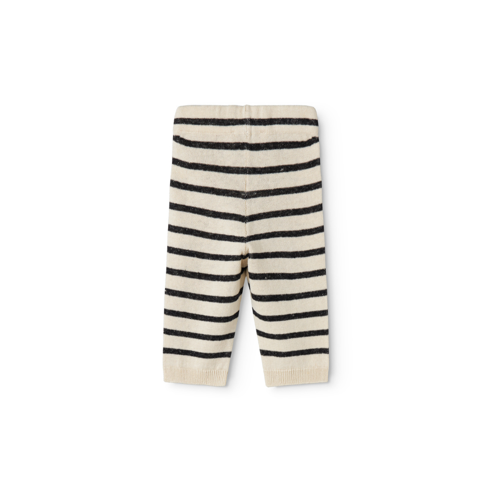 Zomerbroekje Powy - Linnen/katoen - Linen Mix Stripe - MarMar Copenhagen achter