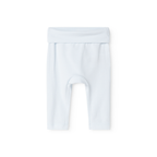 MarMar Copenhagen Piva Pants – Zacht Modal Baby Broekje | 50% Biologisch Katoen & TENCEL™ Modal met Opvouwbare Rand light blue lichtblauw