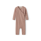 Zacht MarMar Copenhagen Piva pointelle merinowol boxpakje voor baby thermoregulerend en kriebelvri burnt rose roze