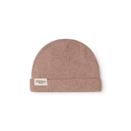 Zacht MarMar Copenhagen Piva pointelle merinowol mutsje voor baby thermoregulerend en kriebelvrij burnt rose roze