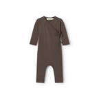 Boxpakje overslag - Rula Wool Rib - Merinowol - MarMar Copenhagen terre donkerbruin