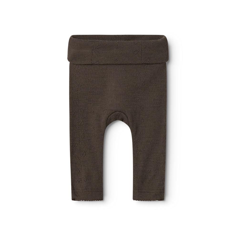 MarMar Copenhagen - Piva Wool Pointelle Pants - Broekje - 100% merino wol - Terre product