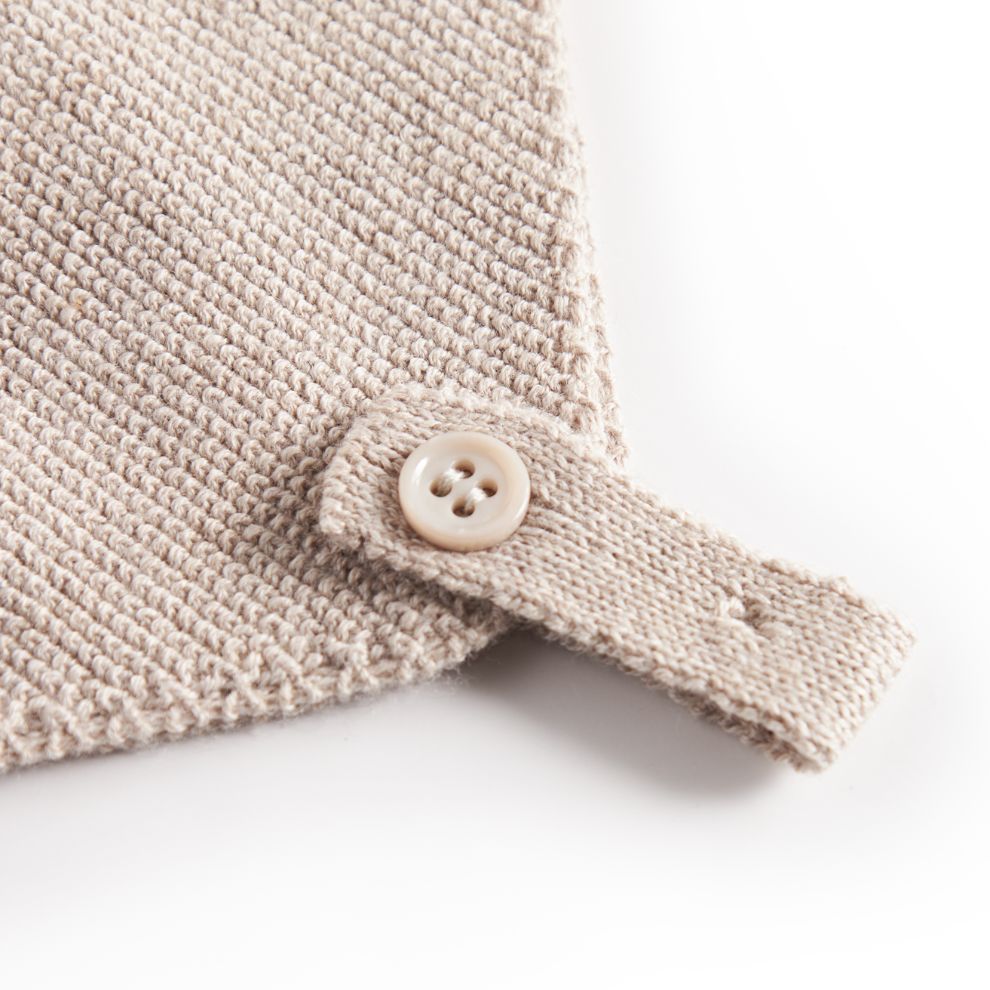 Gebreid mutsje Aly - Biologisch katoen/modal - Beige - Marmar Copenhagen koord