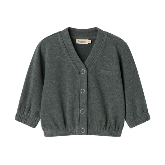 Sweater vest Toko B - Biologisch katoen/modal - Grijs - Marmar Copenhagen voorkant