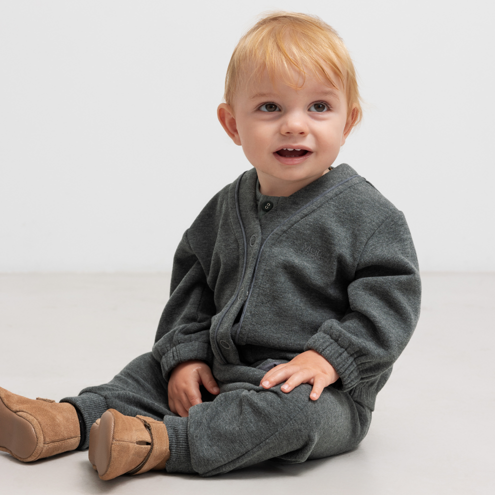 Sweater vest Toko B - Biologisch katoen/modal - Grijs - Marmar Copenhagen kind