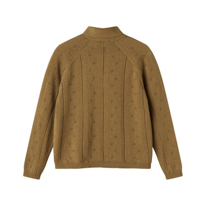 Vest Thorila - Biologisch katoen/modal - Dark bronze - Marmar Copenhagen achterkant