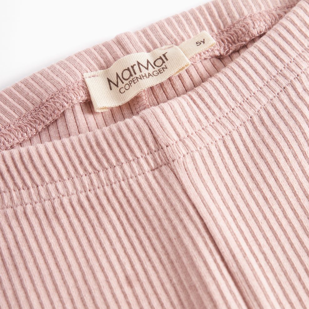 Legging - Biologisch katoen/modal - Faded rose - Marmar Copenhagen bovenkant