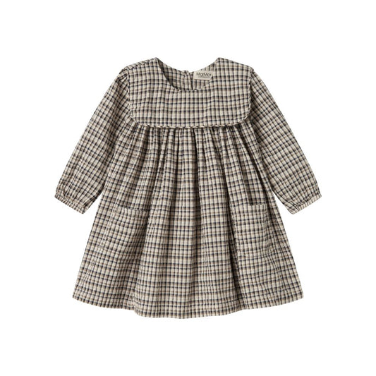 Jurkje Dulle - Biologisch katoen - Pilot Navy Check - Marmar Copenhagen voorkant