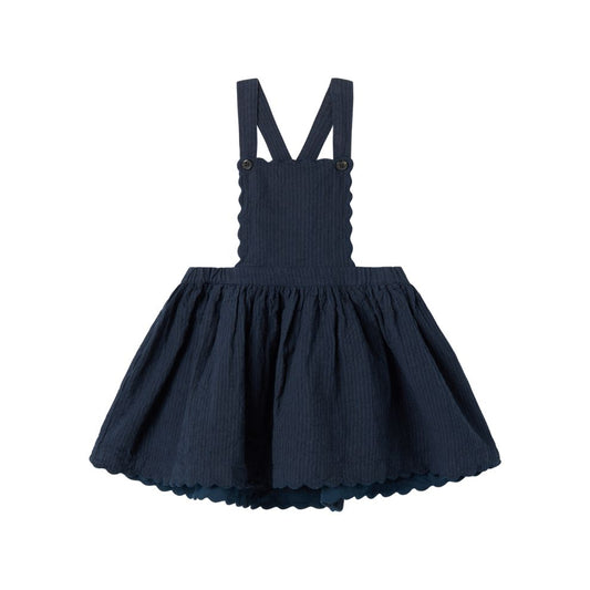 Jurkje Danara - Biologisch katoen - Dark Blue Stripe/navy - Marmar Copenhagen voorkant