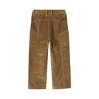 Corduroy broek Pluto - Biologisch katoen - Dark bronze - Marmar Copenhagen achterkant