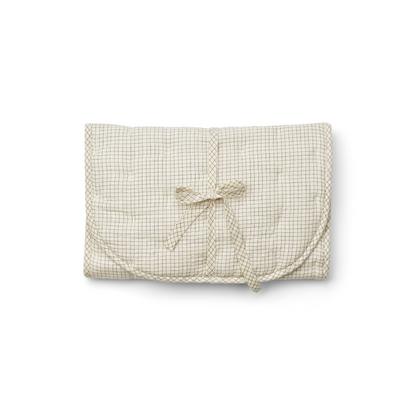 Verschoningsmat - Biologisch katoen - Deep lake check - MarMar Copenhagen voor