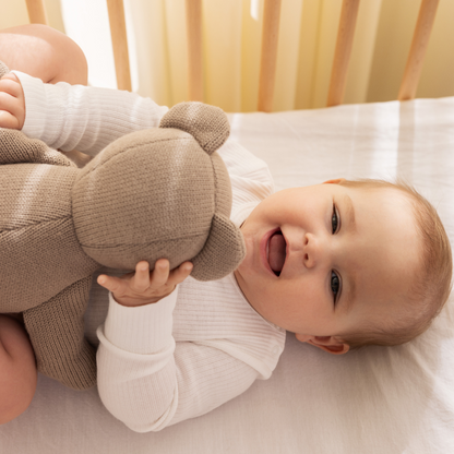 Knuffel beer - Modal katoen mix - Bruin - MarMar Copenhagen baby