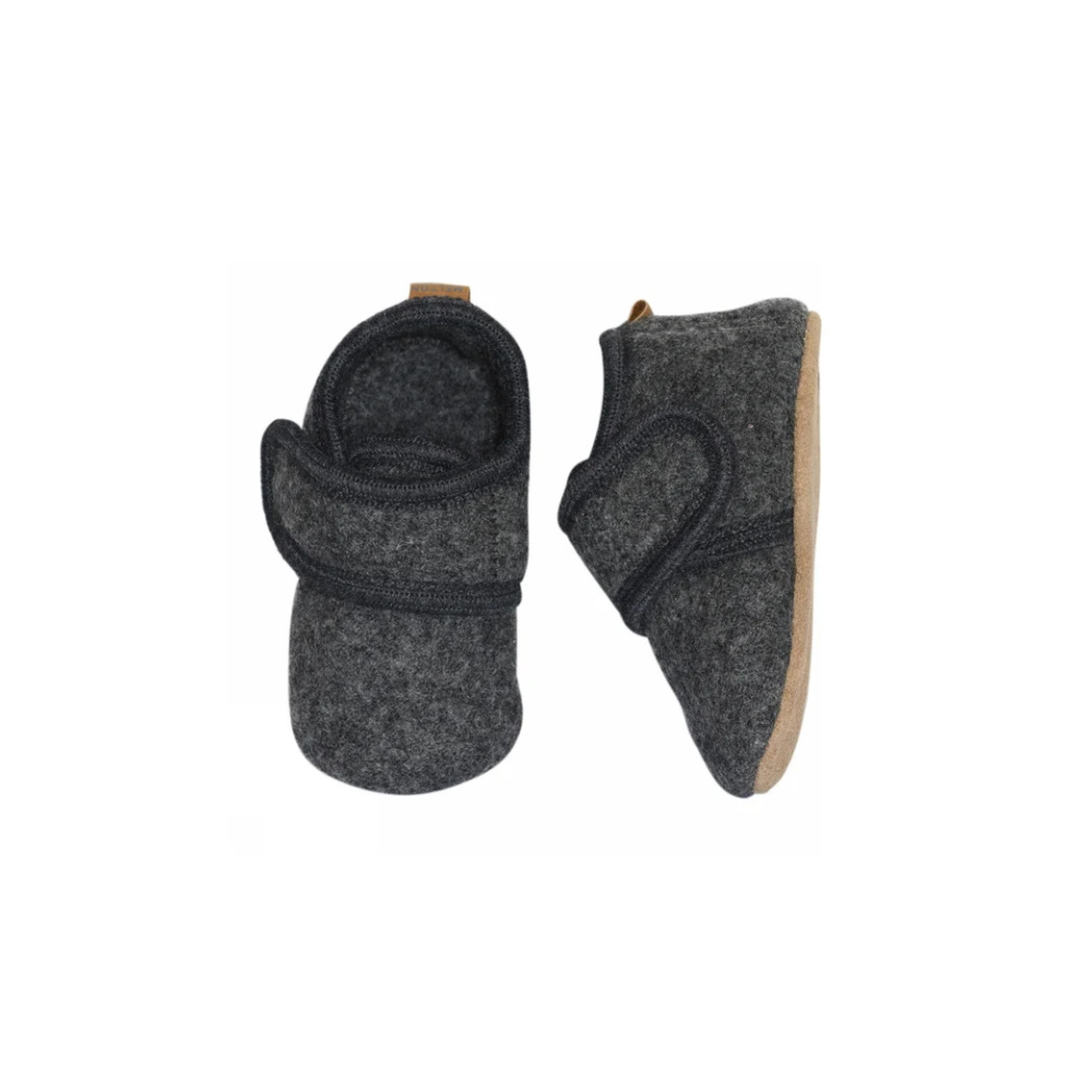 Wollen slofjes - Classic Wool Slippers - Binnenschoen - Antraciet - MELTON