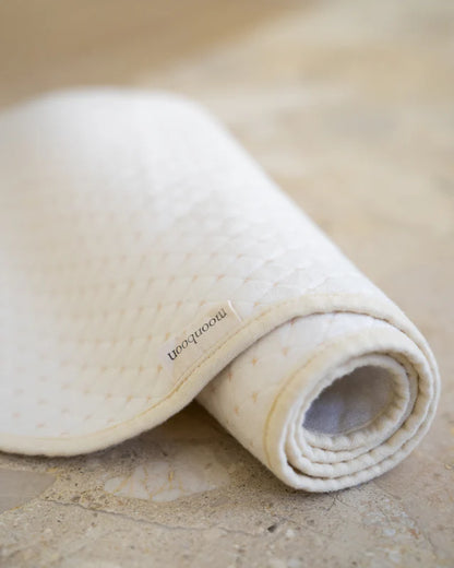 Moonboon - Waterdichte matrasbeschermer - voor wieg - opgerold