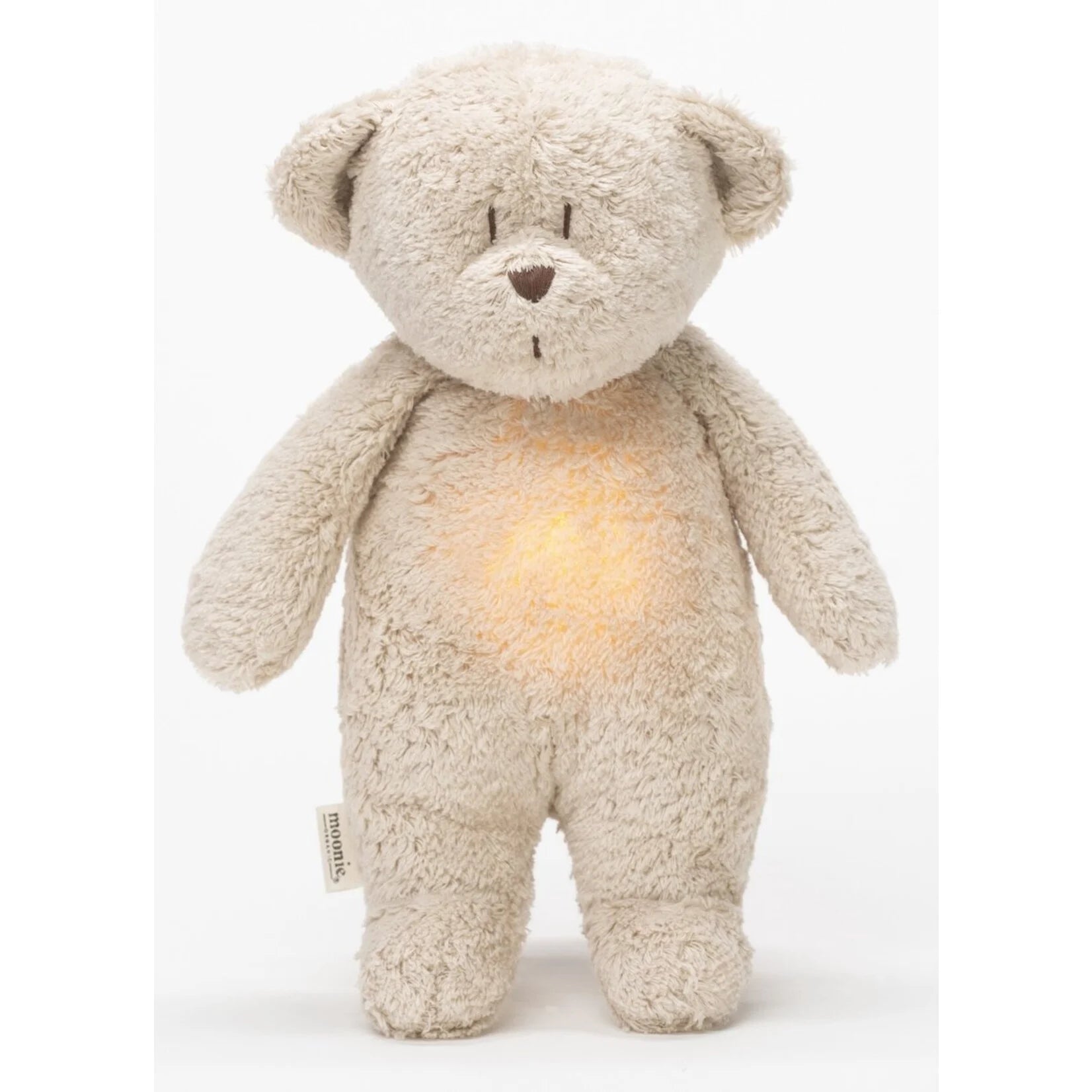 Knuffelbeer met hartslag & white noise - The Humming Bear 2.0 - Biologisch GOTS katoen - Moonie - productfoto - afbeelding 2
