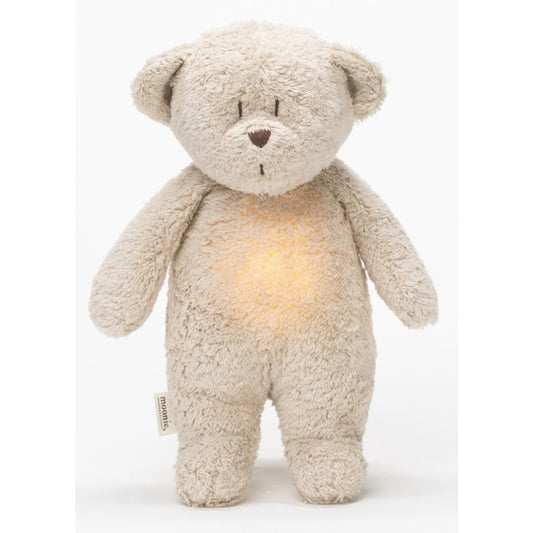 Knuffel met geluid - The Humming Bear 2.0 - Sand - Moonie