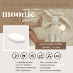 Knuffelbeer met hartslag & white noise - The Humming Bear 2.0 - Biologisch GOTS katoen - Moonie - verpakking - afbeelding 5