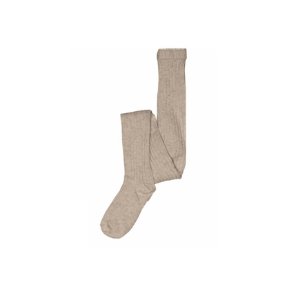 Wollen maillot - Merino wol - Rib tights - MP Denmark light brown melange