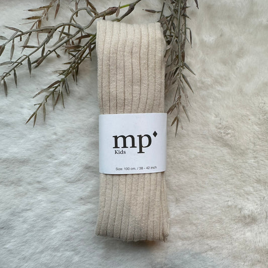 Wollen maillot - Merino wol - Rib tights - MP Denmark ecru