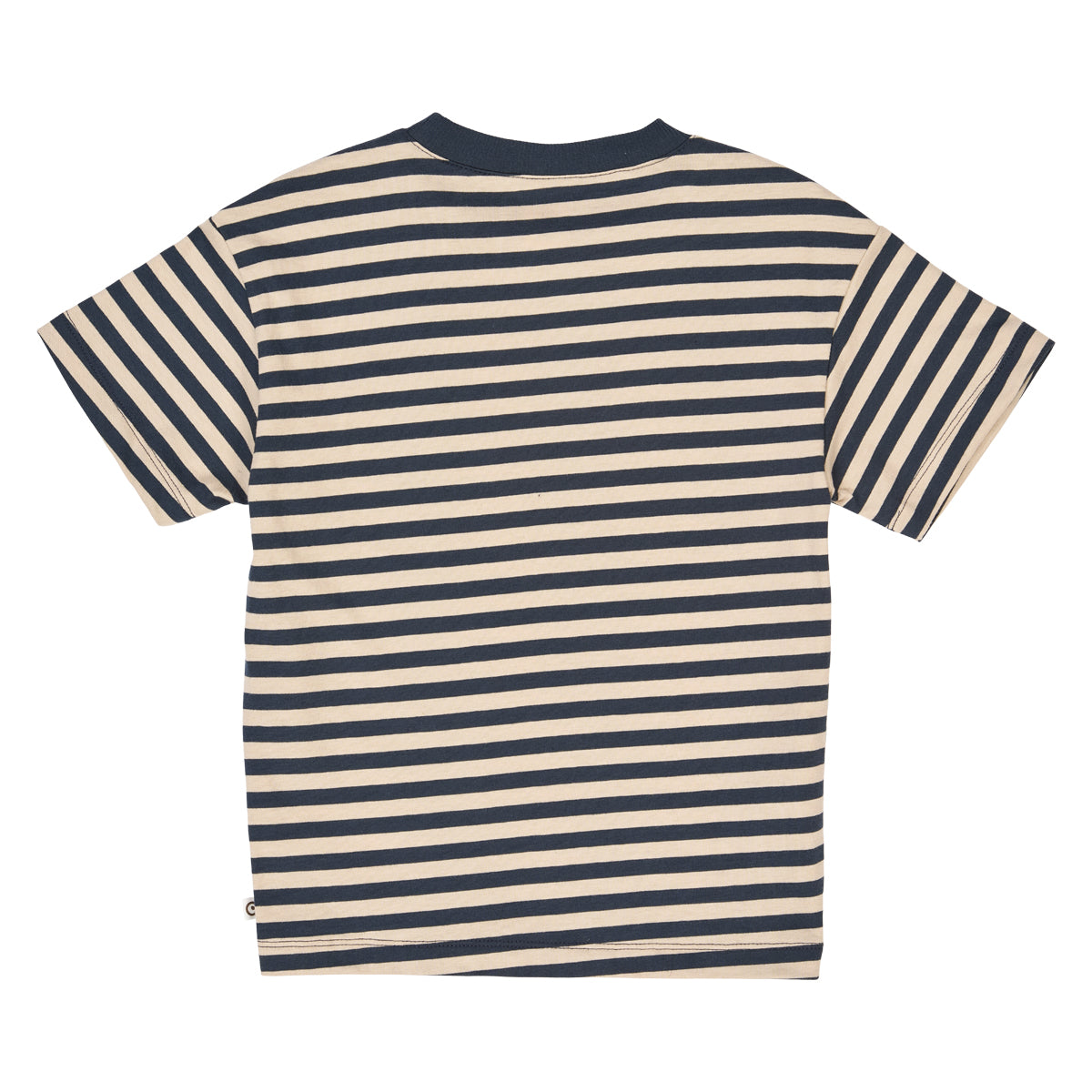 T-shirt korte mouwen - Stripe - Biologisch katoen - Müsli by Green Cotton achterkant